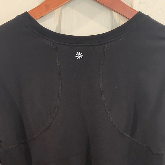 Athleta Momentum Black Sport Shirt with Thumb Holes - Picture 4 of 4